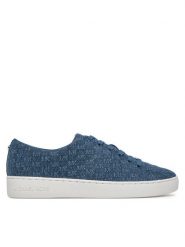 MICHAEL Michael Kors Sneakersy Keaton Lace Up 43S5KTFS1D Niebieski. Niebieskie obuwie sportowe damskie MICHAEL Michael Kors, z materiału, bez zapięcia. Za 339.99 zł.