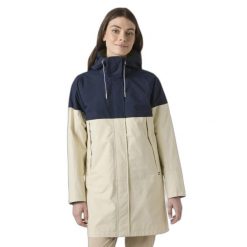 Płaszcz damski Helly Hansen Koster. Białe płaszcze damskie Helly Hansen, bez wzorów, bez kaptura. Za 844.00 zł.