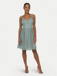 ONLY Sukienka letnia Helena 15204799 Zielony Regular Fit. Zielone sukienki damskie Only, bez wzorów, z bawełny, bez ramiączek. Za 139.99 zł.