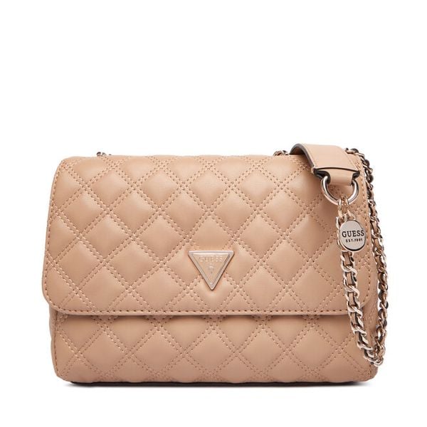 Torebka Guess. Brązowe torebki klasyczne damskie Guess, bez dodatków. Za 309.99 zł.