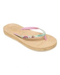 Japonki plażowe damskie Roxy SOUTH BEACH. Czarne klapki damskie Roxy, bez wzorów, z gumy, bez obcasa, bez zapięcia. Za 89.99 zł.