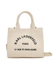 KARL LAGERFELD Torebka A3W50118 Écru. Torebki klasyczne damskie KARL LAGERFELD, z materiału, bez dodatków. Za 339.99 zł.