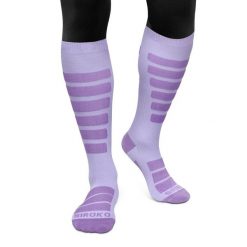 Skarpety do sportów zimowych unisex SIROKO Aoraki. Fioletowe skarpetki damskie SIROKO, bez wzorów. W wyprzedaży za 72.95 zł.