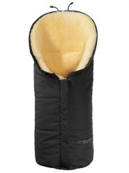 Hofbrucker Śpiworek "Eskimo" w kolorze czarnym - 80 x 34 cm rozmiar: onesize. Czarne akcesoria do wózków Hofbrucker. Za 549.06 zł.