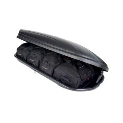 Torby Do Boksu Dachowego Menabo Mania 460 4Szt Kjust. Czarne torby podróżne KJUST, bez wzorów. Za 796.00 zł.