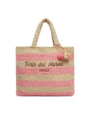 Liu Jo Torebka AA6245 A0006 Różowy. Czerwone shopper bag Liu Jo, bez wzorów, bez dodatków. Za 379.99 zł.