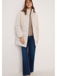 Cecil Płaszcz pikowany w kolorze kremowym rozmiar: S. Brązowe płaszcze damskie Cecil, s, bez wzorów, bez kaptura. Za 368.96 zł.