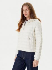 Tommy Hilfiger Kurtka puchowa WW0WW46788 Écru Regular Fit. Kurtki damskie Tommy Hilfiger, xxl, bez wzorów, z puchu, bez kaptura. Za 809.99 zł.