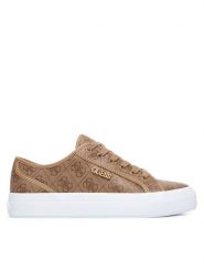 Guess Sneakersy FLTJ10 FAL12 Brązowy jasny. Brązowe obuwie sportowe damskie Guess, ze skóry, bez zapięcia. Za 414.99 zł.