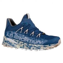 Buty do biegania damskie La Sportiva La Tempesta Gtx. Niebieskie obuwie sportowe damskie La Sportiva, z materiału, bez zapięcia, do biegania. Za 974.00 zł.