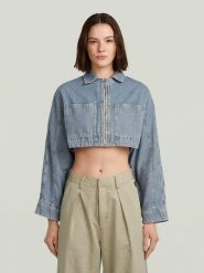 G-Star Kurtka dżinsowa w kolorze błękitnym rozmiar: M. Niebieskie kurtki damskie G-Star, m, bez wzorów, bez kaptura. Za 282.99 zł.