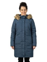 Hannah Płaszcz zimowy "Gema" w kolorze granatowym rozmiar: 38. Niebieskie płaszcze damskie Hannah, na zimę, bez wzorów, z puchu, bez kaptura. Za 513.99 zł.