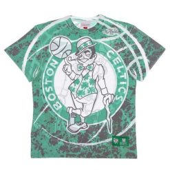 Koszulka Boston Celtics. Zielone koszulki damskie Mitchell & Ness, bez wzorów, bez kołnierzyka, bez ramiączek. Za 258.00 zł.