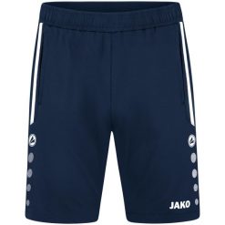 Damskie spodenki treningowe Jako Allround. Niebieskie spodenki sportowe damskie JAKO, bez wzorów, do piłki nożnej. Za 219.50 zł.