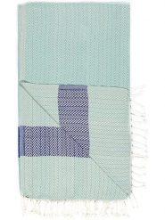 Samimi Chusta hammam w kolorze miętowym - 180 x 100 cm rozmiar: onesize. Zielone chusty damskie Samimi, bez wzorów, z bawełny. Za 86.95 zł.
