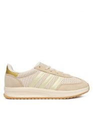 Adidas Sneakersy Run 70S 2.0 KK3393 Beżowy. Brązowe obuwie sportowe damskie Adidas, ze skóry, bez zapięcia. Za 299.99 zł.