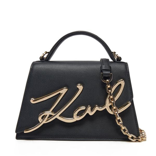 Torebka KARL LAGERFELD. Czarne torebki klasyczne damskie KARL LAGERFELD, bez dodatków. Za 1,299.00 zł.