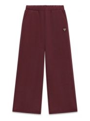 Guess Spodnie dresowe J6YB21 K5196 Bordowy Wide Leg. Czerwone spodnie dresowe dziewczęce Guess, z aplikacjami, z dresówki. Za 284.99 zł.