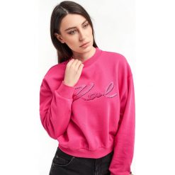 Bluza damska KARL LAGERFELD. Bluzy damskie KARL LAGERFELD, s, bez wzorów, bez kaptura. W wyprzedaży za 513.57 zł.