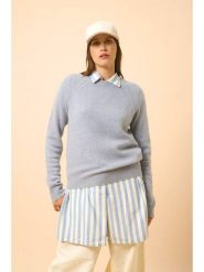 Just Cashmere Kaszmirowy sweter "Arequipa" w kolorze szarym rozmiar: S. Szare swetry klasyczne damskie Just Cashmere, s, z kaszmiru, bez kołnierzyka. Za 598.57 zł.