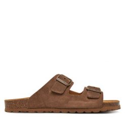 Klapki Toni Pons. Brązowe klapki damskie Toni Pons, bez wzorów, bez obcasa, bez zapięcia. Za 239.99 zł.