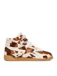 Reebok Sneakersy EO-F/S HI 100263870 Écru. Białe obuwie sportowe damskie Reebok, ze skóry, bez zapięcia. Za 399.99 zł.