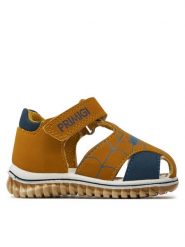 Primigi Sandały 5863922 Brązowy. Brązowe sandały chłopięce Primigi, ze skóry, bez zapięcia. Za 129.99 zł.
