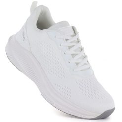 Buty sportowe na platformie białe NEWS 254. Białe obuwie sportowe casual damskie NEWS, z materiału. Za 139.99 zł.