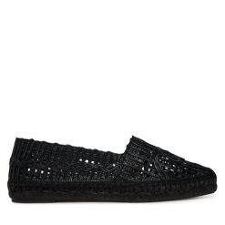 Espadryle Weekend Max Mara. Czarne espadryle damskie Weekend Max Mara, bez wzorów, bez obcasa. Za 729.99 zł.