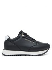 Tommy Hilfiger Sneakersy Low Cut Lace-Up T3A9-33996-1355X Czarny. Czarne buty sportowe dziewczęce Tommy Hilfiger, ze skóry, bez zapięcia. Za 269.99 zł.