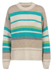 Herrlicher Sweter w kolorze turkusowo-beżowym rozmiar: M. Brązowe swetry klasyczne damskie Herrlicher, m, bez kołnierzyka. Za 152.99 zł.