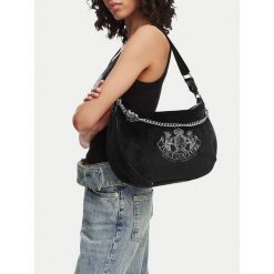 Torebka Juicy Couture. Czarne torebki klasyczne damskie Juicy Couture, bez dodatków. Za 349.99 zł.