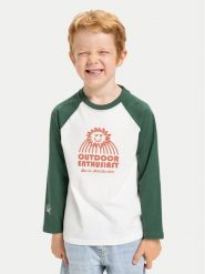 Quiksilver Bluzka Ev Spot On Raglan EQKZT03574 Biały Regular Fit. Białe t-shirty i koszulki chłopięce Quiksilver, bez wzorów, z bawełny, bez kołnierzyka, bez ramiączek. Za 99.99 zł.