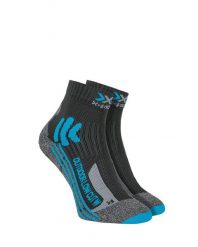 Skarpety damskie trekkingowe X-Socks Trek Outdoor Low Cut Blue Grey. Niebieskie skarpetki damskie X Socks, bez wzorów, z materiału. Za 60.00 zł.
