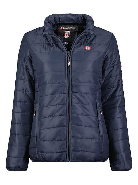 Canadian Peak Kurtka pikowana "Atikeak" w kolorze granatowym rozmiar: L. Niebieskie kurtki damskie Canadian Peak, l, bez wzorów, bez kaptura. Za 171.28 zł.