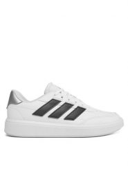 Adidas Sneakersy Courtblock IF6493 Biały. Białe obuwie sportowe damskie Adidas, ze skóry, bez zapięcia. Za 179.99 zł.