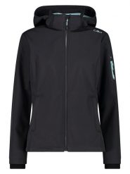 Cmp Kurtka softshellowa w kolorze czarnym rozmiar: 44. Czarne kurtki sportowe damskie CMP, m, bez wzorów, z tkaniny, bez kaptura. Za 221.67 zł.