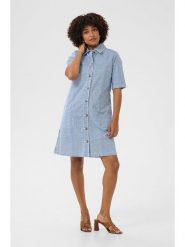 Cream Sukienka w kolorze niebiesko-białym rozmiar: 40. Białe sukienki damskie Cream, bez wzorów, bez ramiączek. Za 118.28 zł.