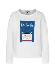 More & More Bluza w kolorze białym rozmiar: 38. Białe bluzy damskie More & More, bez wzorów, bez kaptura. Za 196.24 zł.