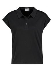 Sublevel Koszulka polo w kolorze czarnym rozmiar: XL. Czarne bluzki damskie Sublevel, xl, bez wzorów, bez kołnierzyka, bez ramiączek. Za 43.99 zł.