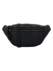 HIDE & STITCHES Skórzana saszetka w kolorze czarnym - 36 x 17 x 6 cm rozmiar: onesize. Czarne nerki i saszetki damskie HIDE & STITCHES, bez wzorów, z materiału. Za 173.99 zł.