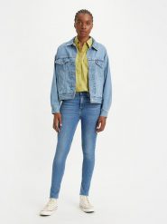 Levi´s Dżinsy "721" - Skinny fit - w kolorze niebieskim rozmiar: W25/L30. Niebieskie jeansy damskie . Za 166.88 zł.