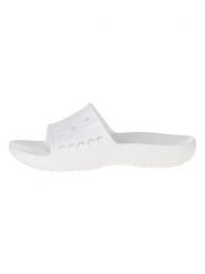 Crocs Klapki "Baya II Slide" w kolorze białym rozmiar: 36/37. Białe klapki damskie Crocs, bez wzorów, z materiału, bez obcasa, bez zapięcia. Za 70.41 zł.