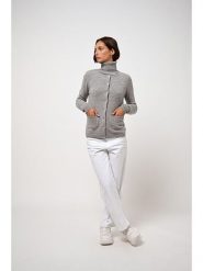 AUTHENTIC CASHMERE Kaszmirowy kardigan "Caron" w kolorze szarym rozmiar: XXL. Szare kardigany damskie AUTHENTIC CASHMERE, xxl, bez wzorów, z kaszmiru. Za 372.47 zł.