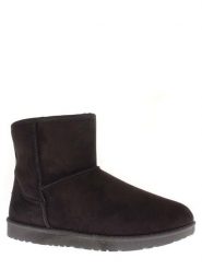 ISLAND BOOT Botki zimowe "Stela" w kolorze czarnym rozmiar: 36. Czarne botki damskie Island Boot, na zimę, z materiału, bez obcasa, bez zapięcia. Za 122.96 zł.