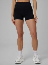 4F Legginsy sportowe w kolorze czarnym rozmiar: XS/S. Czarne legginsy damskie 4F, s, bez wzorów, z materiału, z podwyższonym stanem, outdoorowe. Za 37.30 zł.