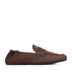 Mokasyny JENNY. Brązowe mokasyny damskie Jenny, bez obcasa. Za 129.99 zł.