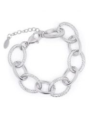 MOODE Bransoletka "Laura" rozmiar: onesize. Szare bransoletki damskie MOODE, ze stali. Za 43.99 zł.