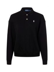 Polo Ralph Lauren Bluza Kobiety czarny, XS. Czarne bluzy damskie Polo Ralph Lauren, xs, bez wzorów, z bawełny, bez kaptura. Za 479.95 zł.