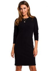 Stylove Sukienka w kolorze czarnym rozmiar: L. Czarne sukienki damskie Stylove, bez wzorów, bez ramiączek. Za 237.17 zł.